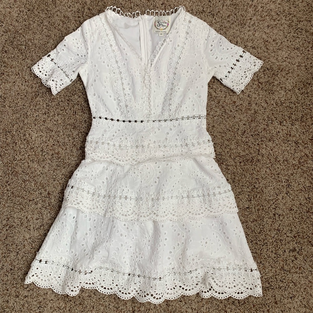 White Lace Dress